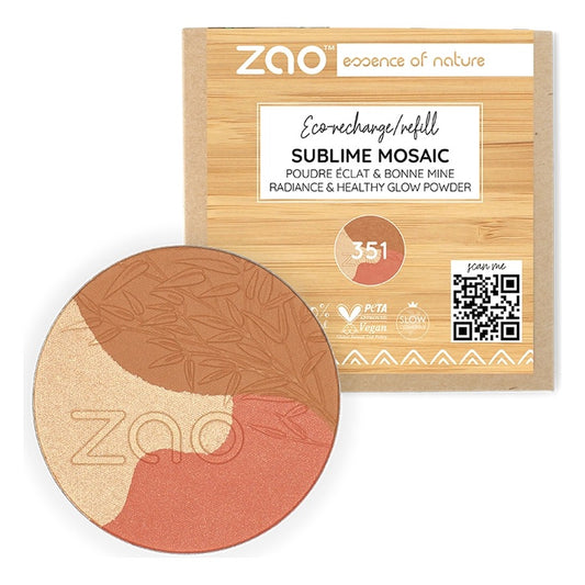 Recharge Sublime Mosaic - 8 g - Zao - 351 - Medium Doré