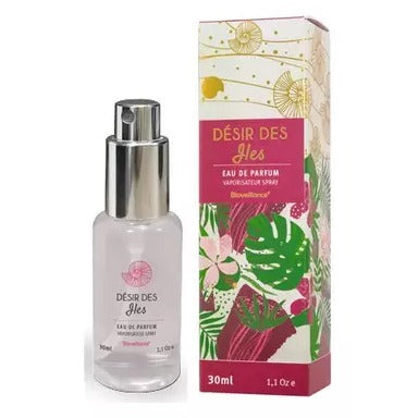 Eau de Parfum Désir des Îles - Fruité Exotique - Bio - Bioveillance - Vaporisateur 30 ml
