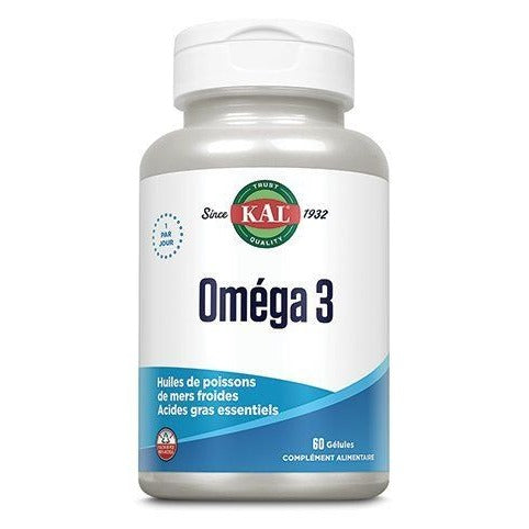 Oméga 3 - 60 Capsules Molles - KAL