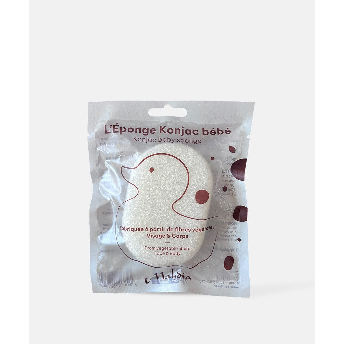 Éponge Konjac Humide Bébé - Beliflor