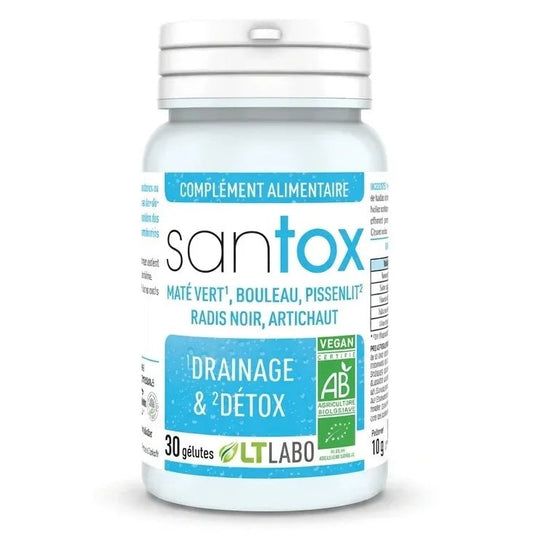 Santox - 30 Gélules Végétales - Bio - LT Laboratoire
