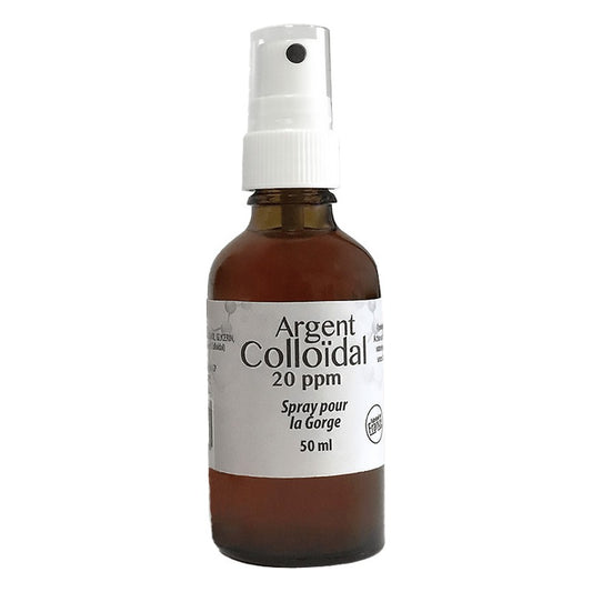 Spray pour la Gorge Argent Colloïdal 20 Ppm - 50 ml - Dr. Theiss