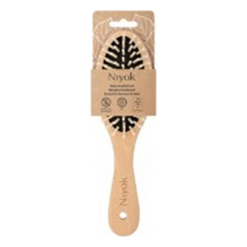 Brosse à Cheveux en Bois - 1 Pièce - Bio - Niyok