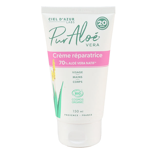 Crème Réparatrice 70% d'Aloe Vera - Tube de 75 ml - Pur'Aloe