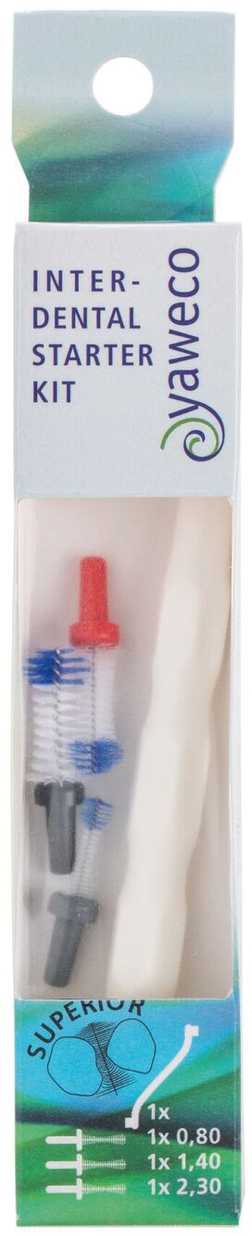 Kit Interdentaire Manche et 3 Brossettes - Yaweco