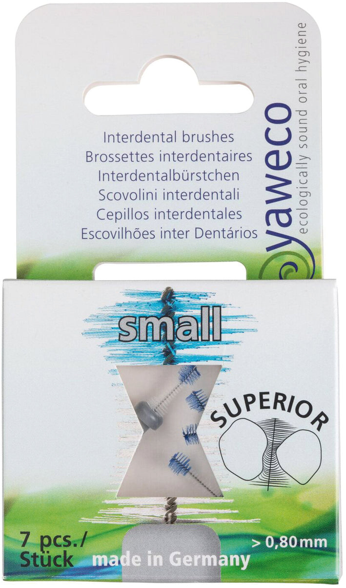 Brossettes Interdentaires Petites Grises Recharge - 7 Recharges - Yaweco