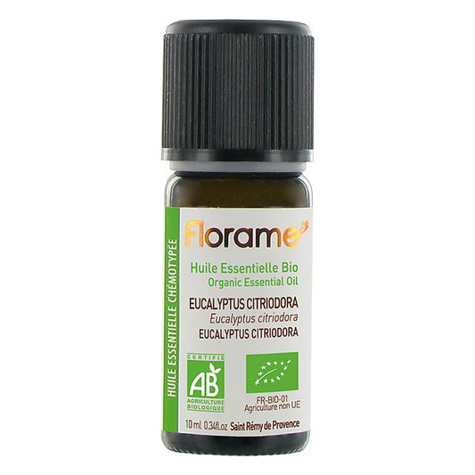 Huile Essentielle d'Eucalyptus Citriodora - 10 - Bio - 10 ml - Florame