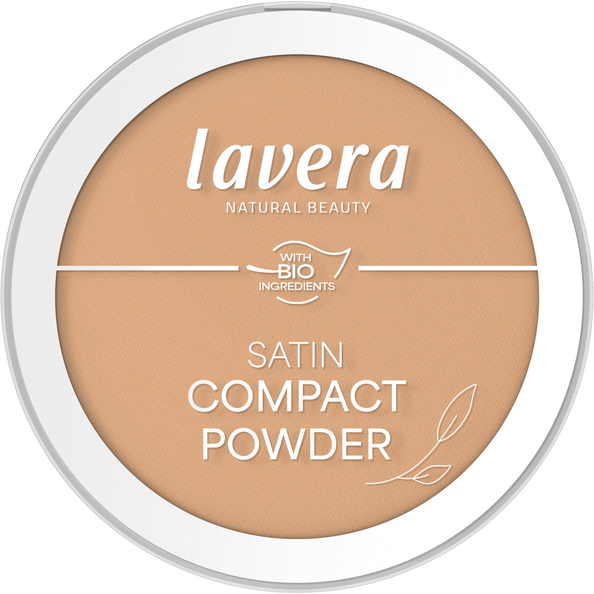 Satin Compact Powder (Poudre Compacte) - Medium Sand 04 - 10 g - Lavera