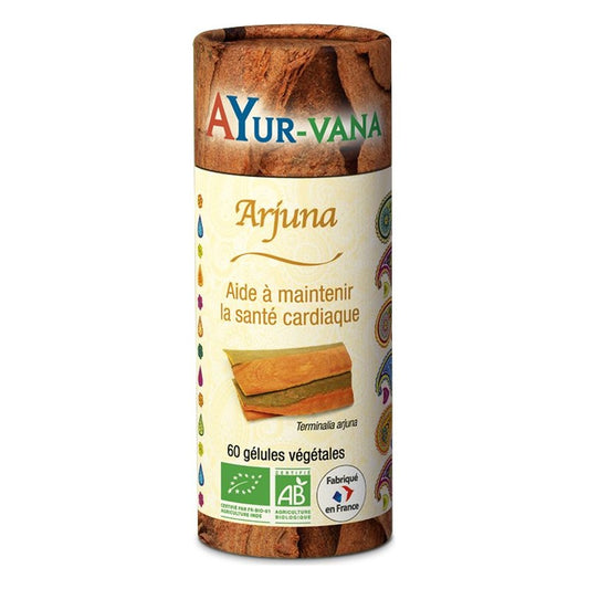 Arjuna - 60 Gélules Végétales - Bio - Ayur-Vana