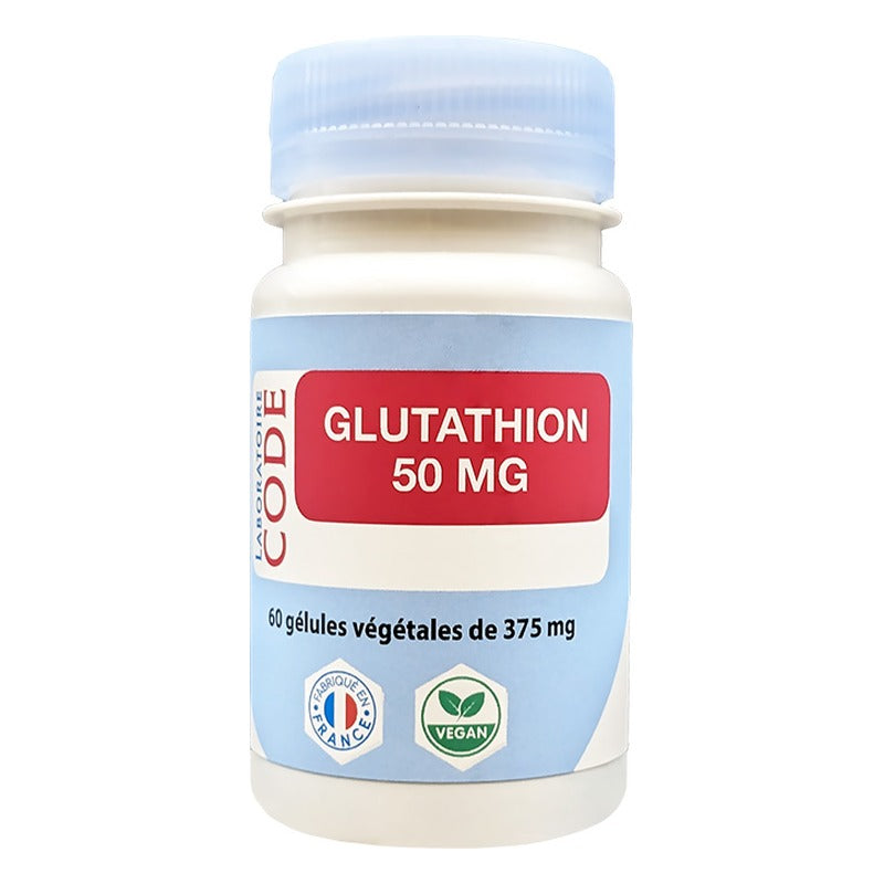 Glutathion Réduit - 60 Gélules Végétales - Laboratoire Code
