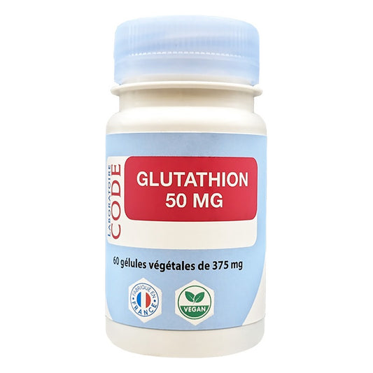 Glutathion Réduit - 60 Gélules Végétales - Laboratoire Code