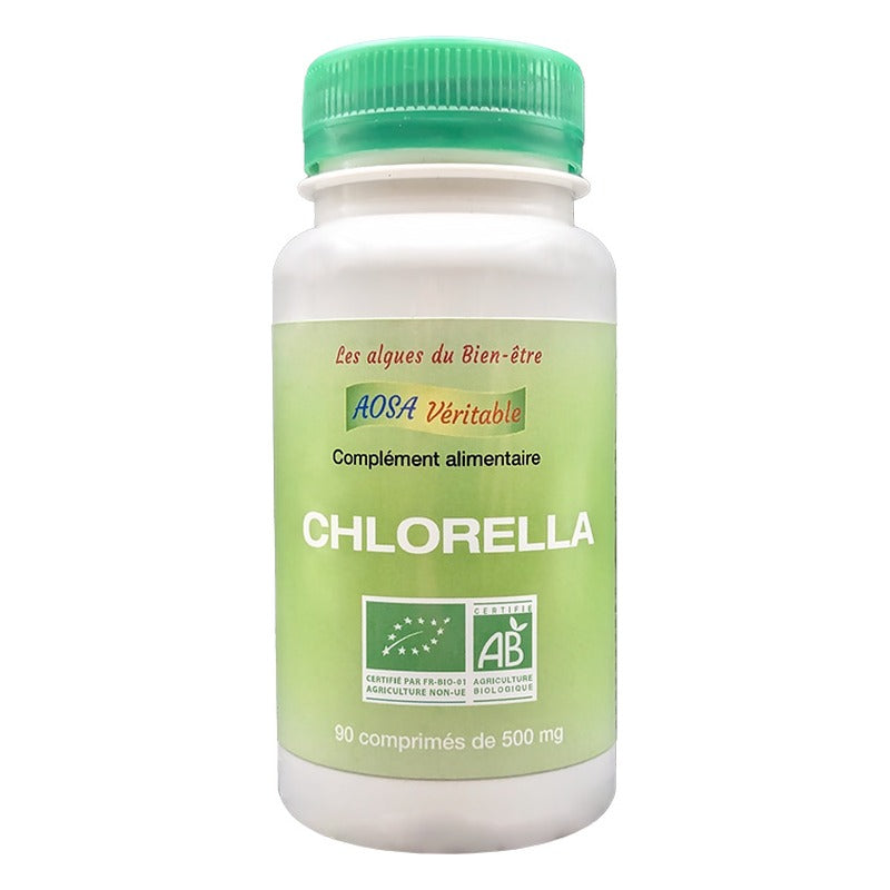 Chlorella - 90 Comprimés - Bio - Aosa Veritable