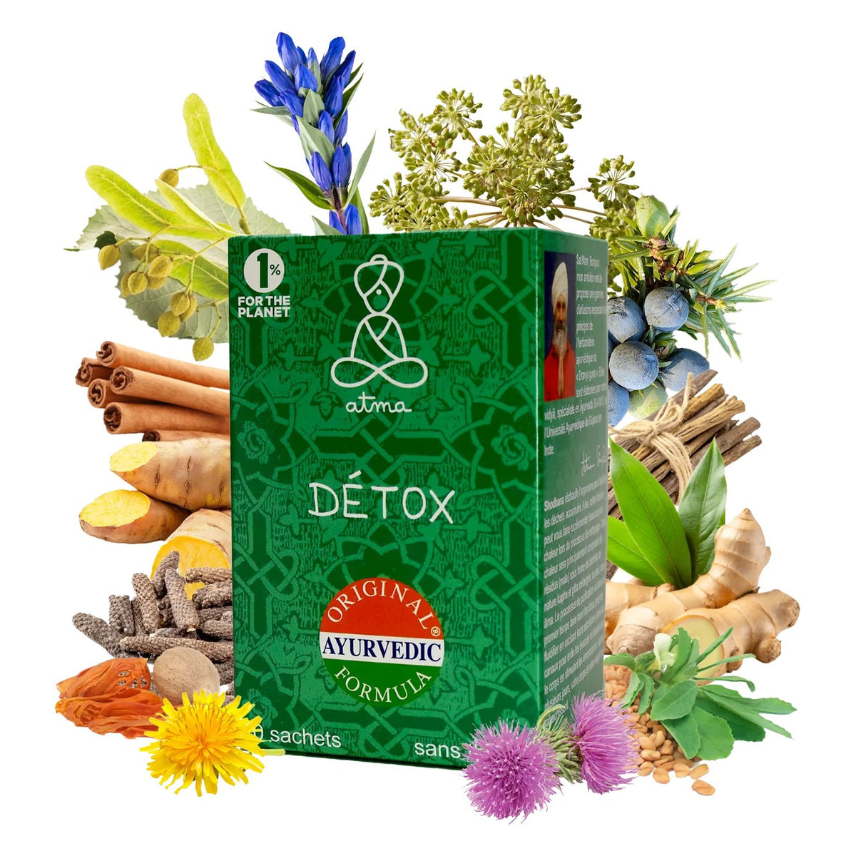 Infusion Shodhana Détox - 20 Sachets - Bio - Atma