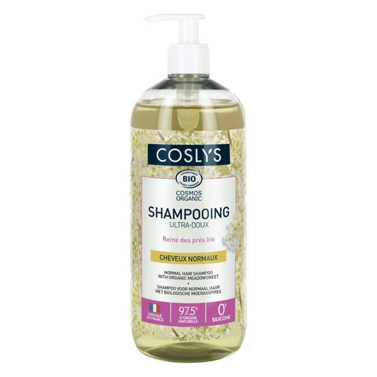 Shampooing Ultra-Doux à la Reine des Prés - 1 L - Cosmos Organic - Coslys
