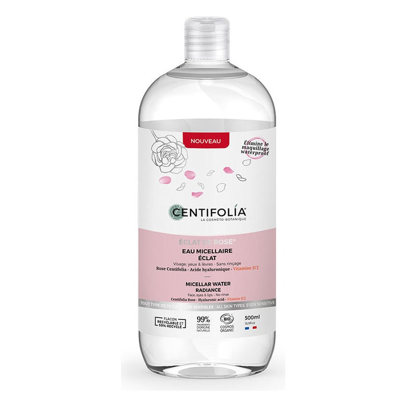 Eau Micellaire Éclat - 500 ml - Cosmos Organic - Centifolia
