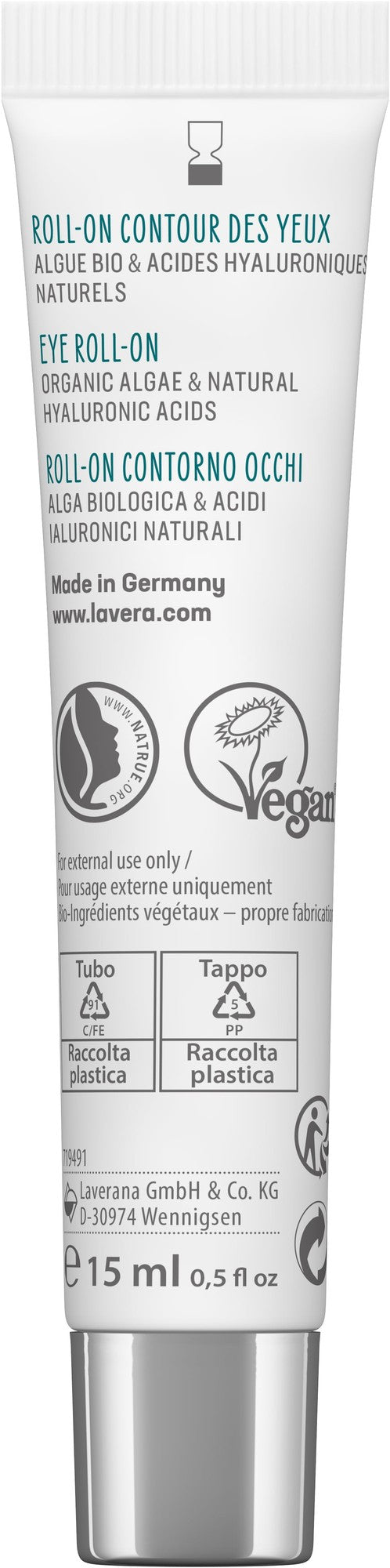 Hydro Refresh Yeux Roll-On - 15 ml - Lavera