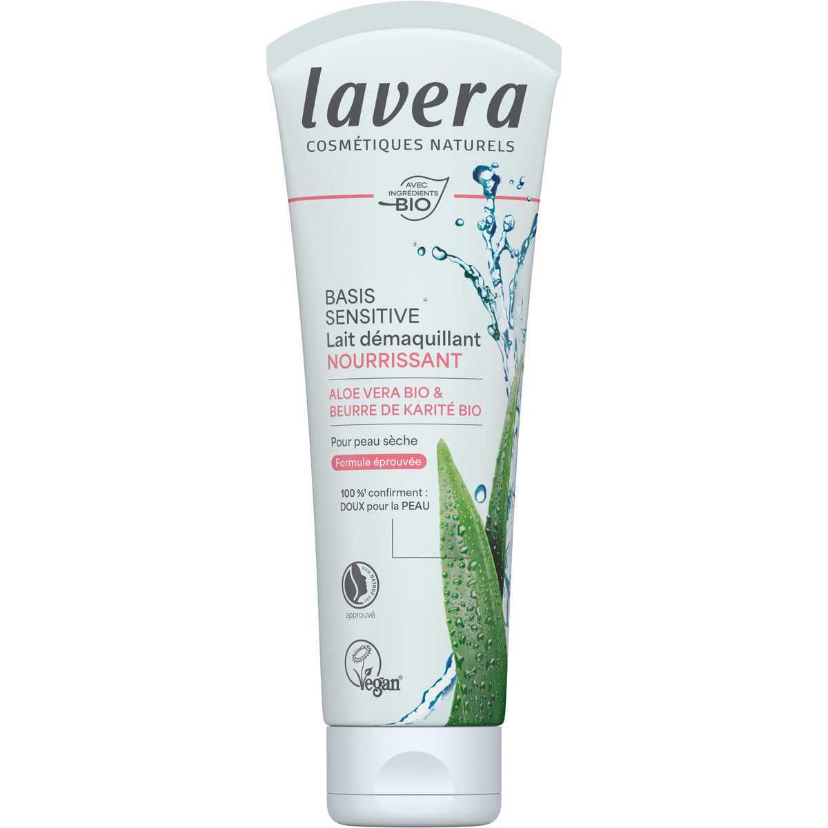 Lait Demaquillant Basis Sensitiv - 125 ml - Bio - Lavera