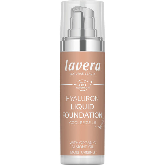 Hyaluron Liquid Foundation - 30 ml - Lavera - Cool Beige 4.5
