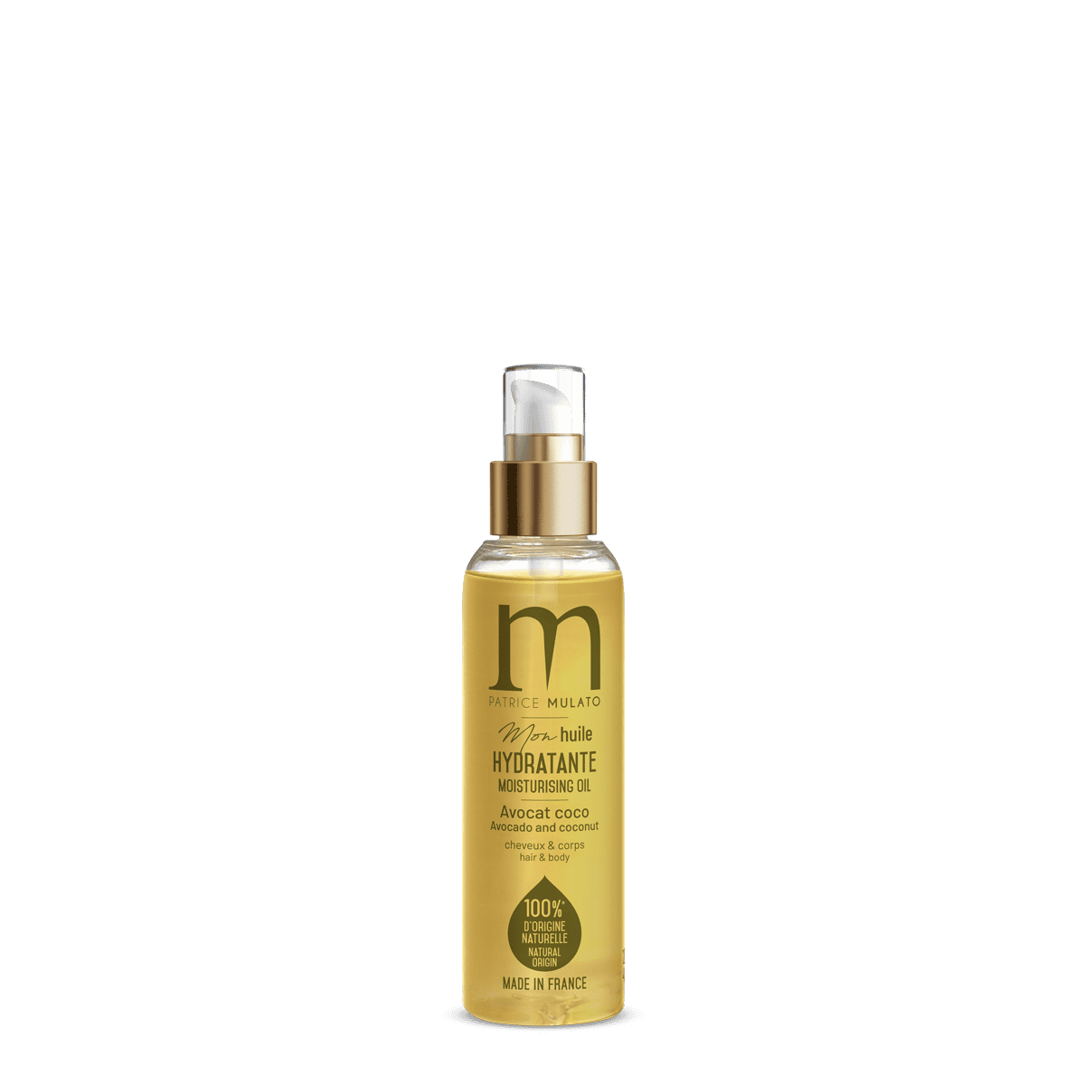 Huile Hydratante Avocat Coco - 120 ml - Mulato