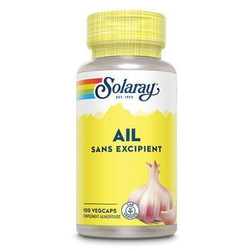 Ail - 600 mg - 100 Gélules Végétales - Solaray