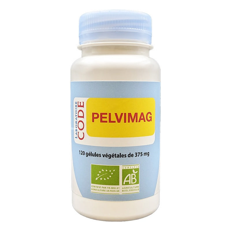 Pelvimag - 120 Gélules Végétales - Bio - Laboratoire Code