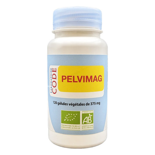 Pelvimag - 120 Gélules Végétales - Bio - Laboratoire Code