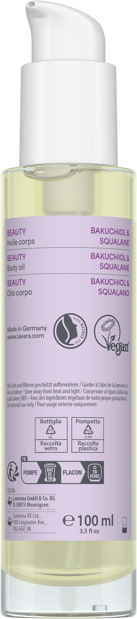 Huile pour le Corps Beauty - 100 ml - Lavera
