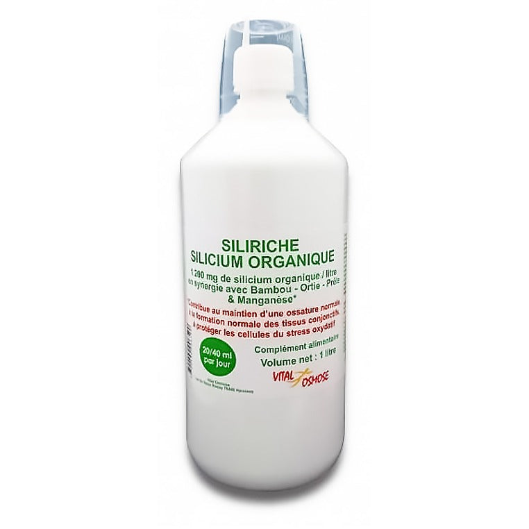 Siliriche - Silicium, Plantes et Manganèse - 1 L - Vital Osmose