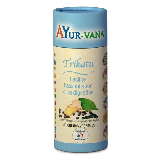 Trikatu - 60 Gélules Végétales - Ayur-Vana