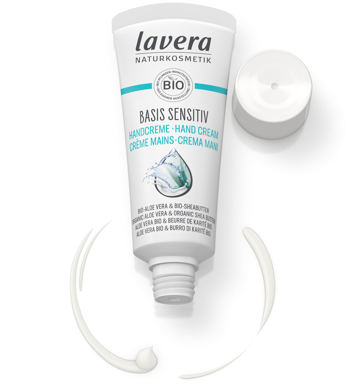 Crème Mains Basis Sensitiv Format Voyage - 30 ml - Lavera