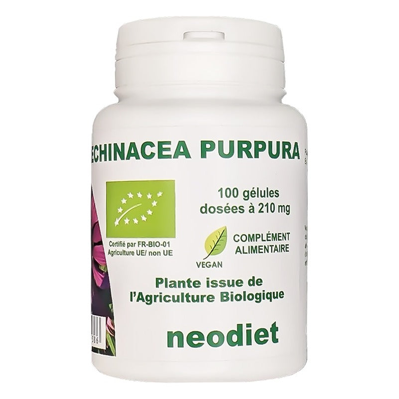 Echinacea 210 mg - 100 Gélules - Bio - Vital Osmose