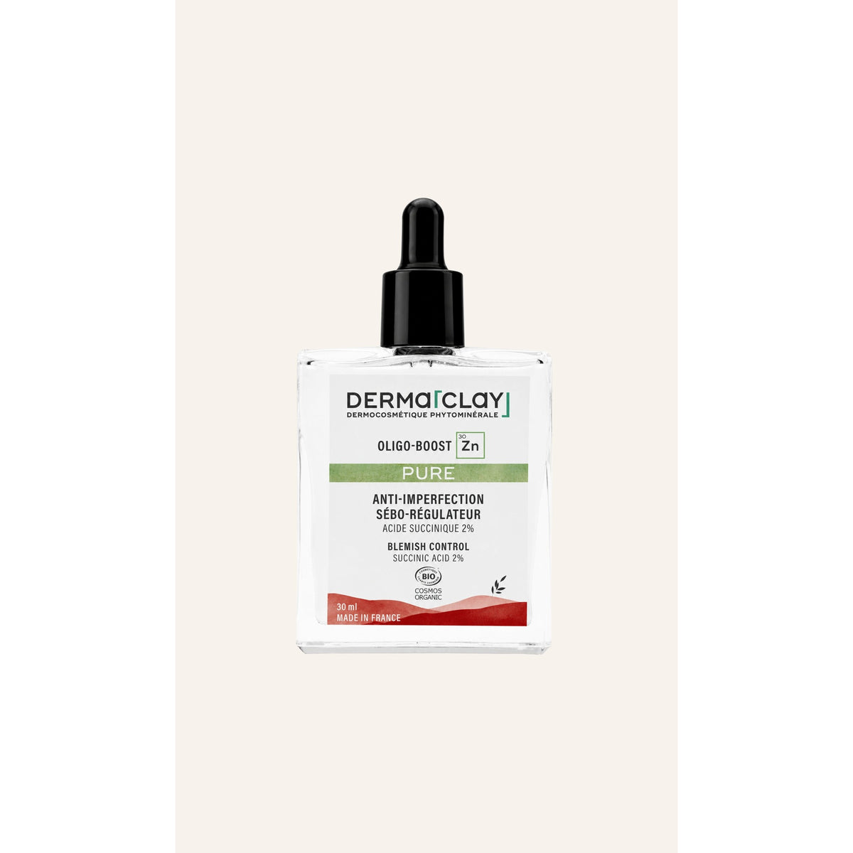 Sérum Oligo-Boost Pure - 30 ml - Cosmos Organic - Dermaclay