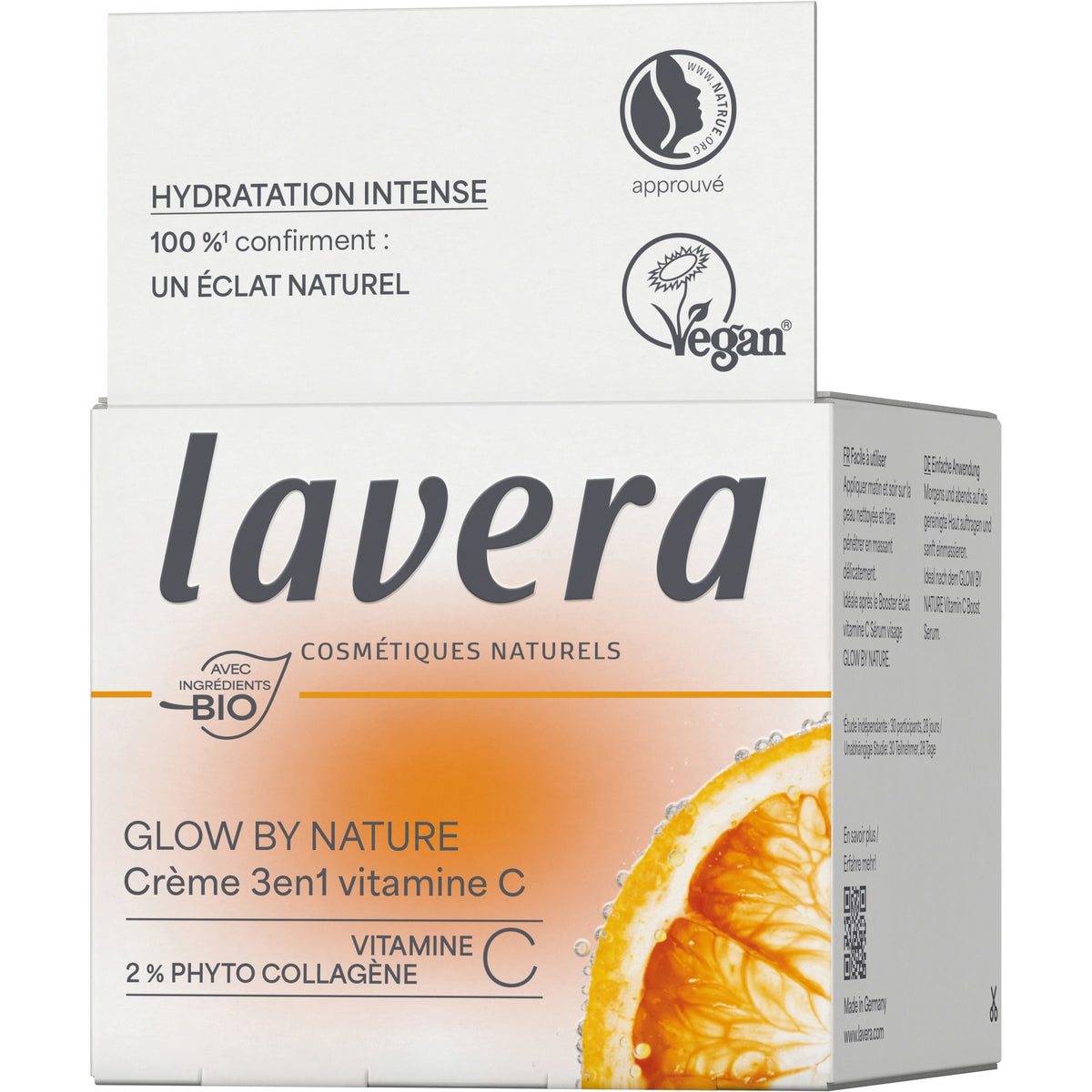 Glow By Nature Vitam C 3en1 Crème - 50 ml - Bio - Lavera