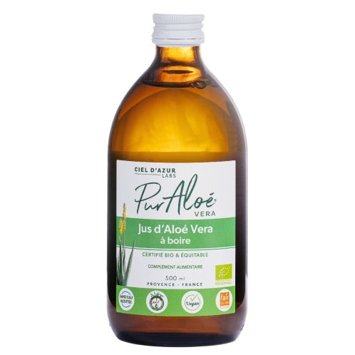 Jus d'Aloe Vera à Boire - 500 ml - Bio - Pur'Aloe