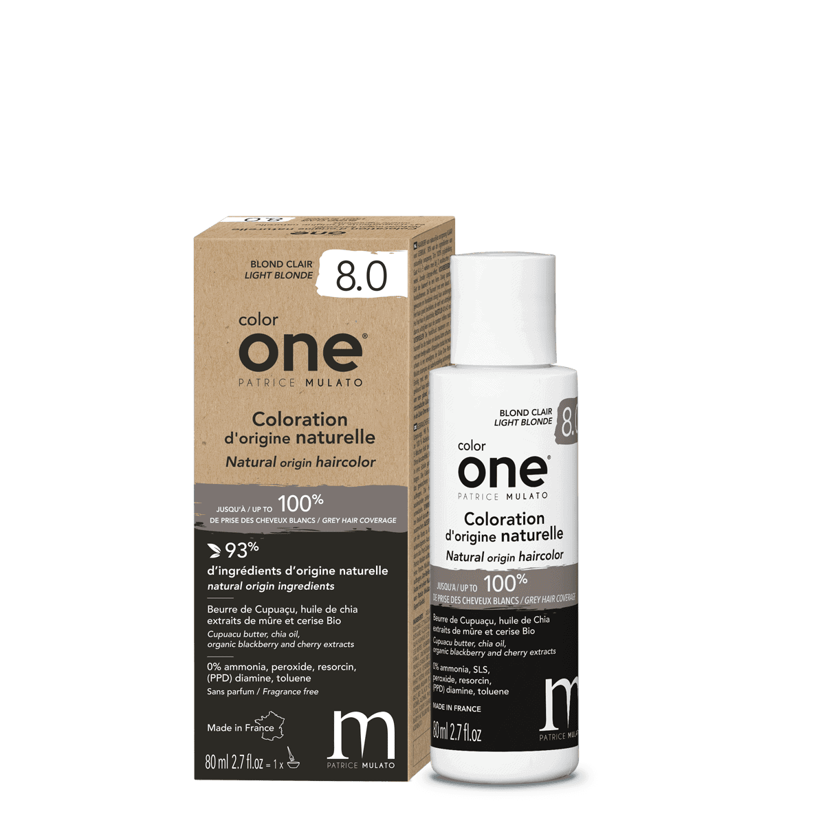 Color One - Mulato - 8.0 Blond Clair - 80 ml