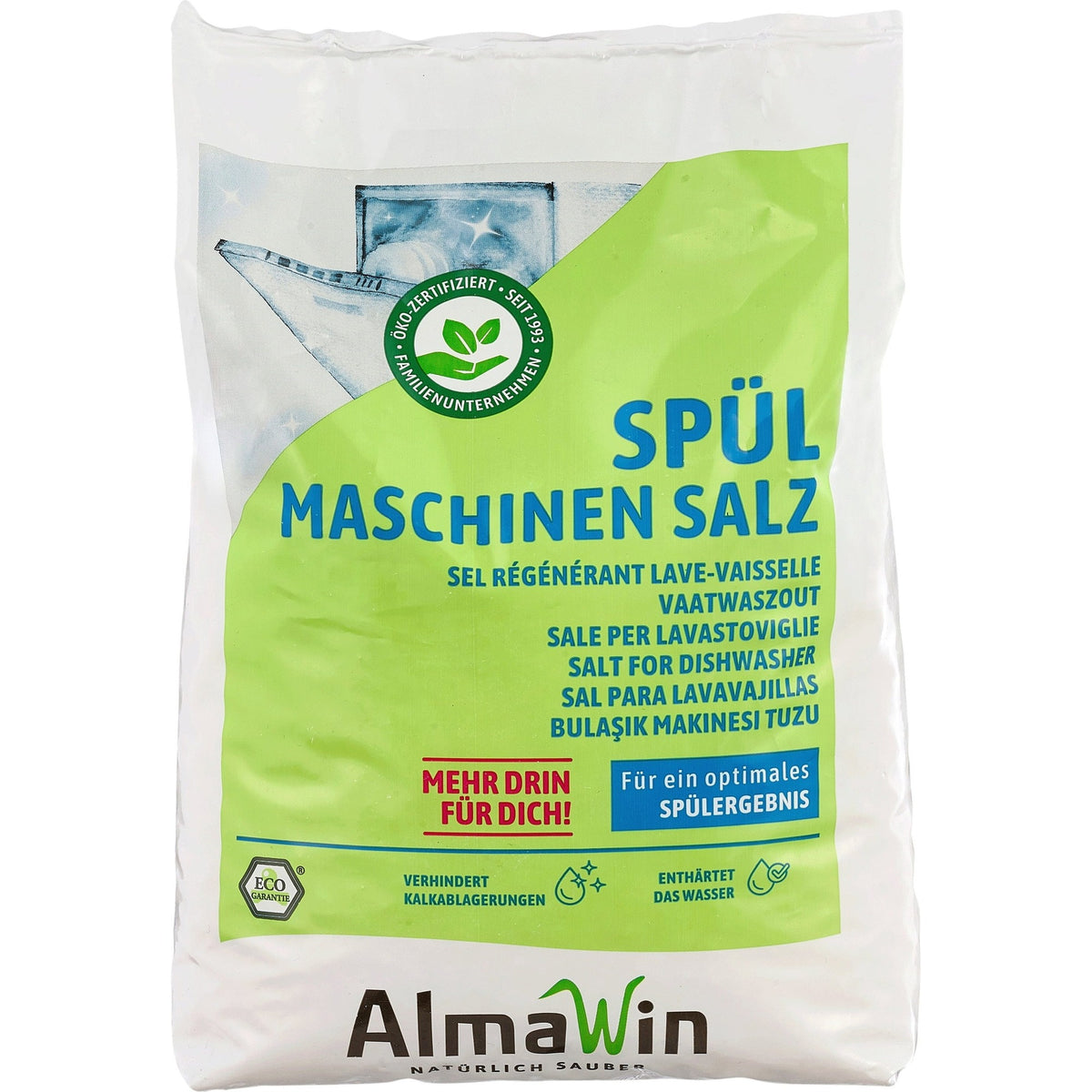 Sel Lave-Vaisselle - 2 kg - Bio - AlmaWin