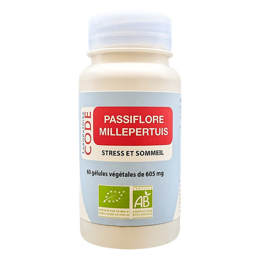 Passiflore Millepertuis - 60 Gélules Végétales - Bio - Laboratoire Code
