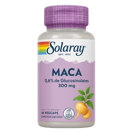 Maca - 300 mg - 60 Gélules Végétales - Solaray