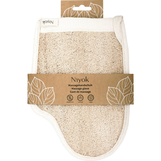 Gant de Massage Luffa&Coton - 1 Pièce - Bio - Niyok