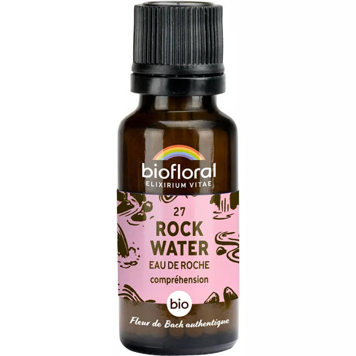 Fleur de Bach - Rock Water (Eau de Roche) - Bio - 19,5 g - Biolfloral