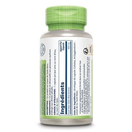 Saule Blanc - 400 mg - 60 Gélules Végétales - Solaray