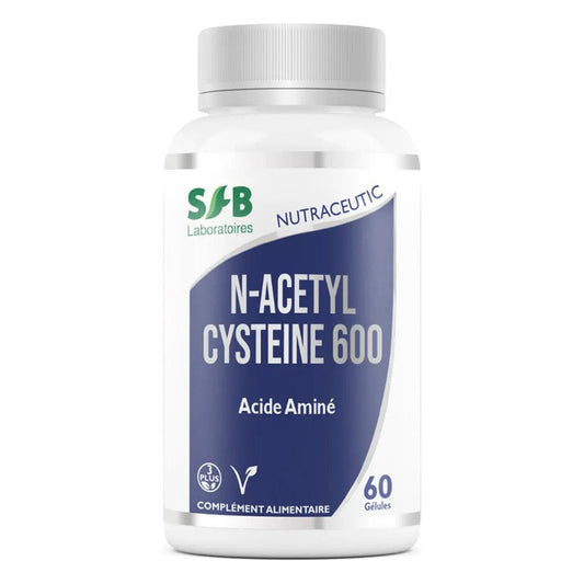 NAC N-Acetyl Cysteine 600 mg - 60 comprimés - SFB Laboratoires