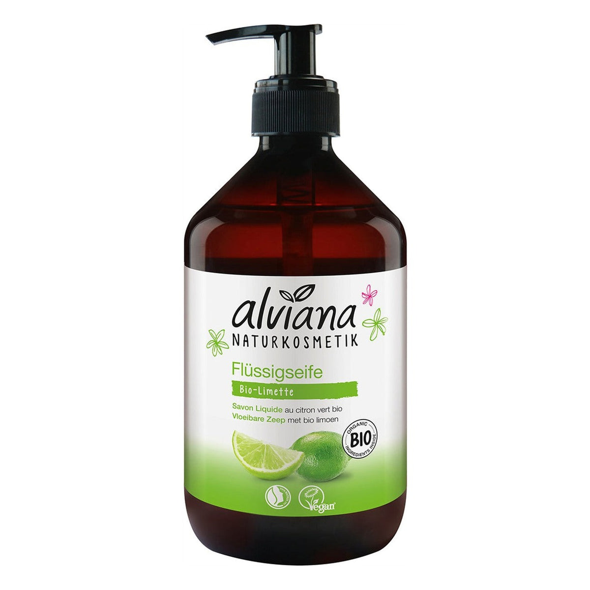 Savon Liquide au Citron Vert - 500 ml - Alviana