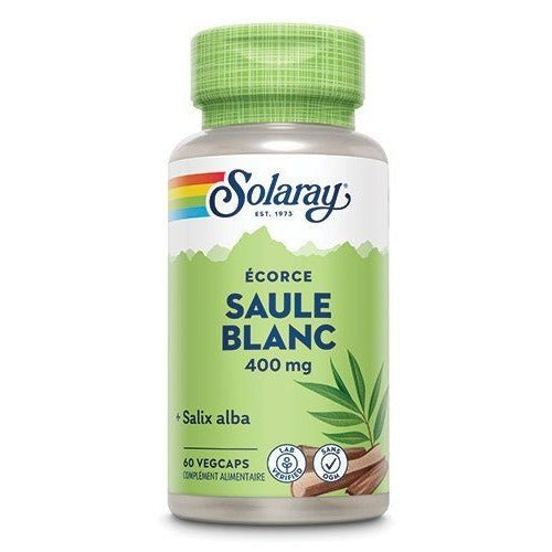 Saule Blanc - 400 mg - 60 Gélules Végétales - Solaray