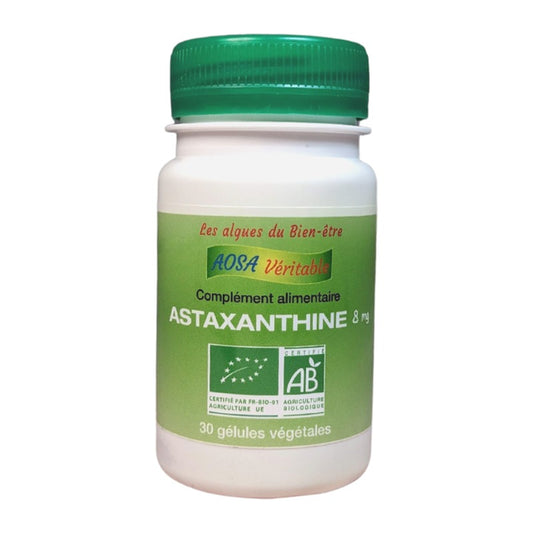 Astaxanthine - 30 Gélules Végétales - Bio - Aosa Veritable