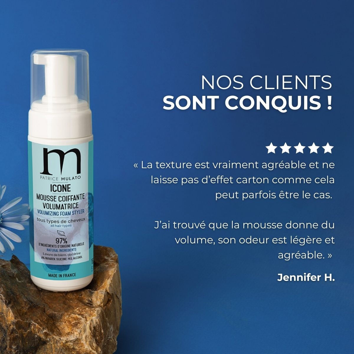 Icone Mousse Coiffante Volumatrice - 150 ml - Mulato