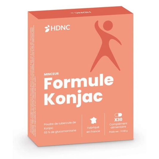 Formule Konjac - 550 mg - 30 Gélules Végétales - HDNC