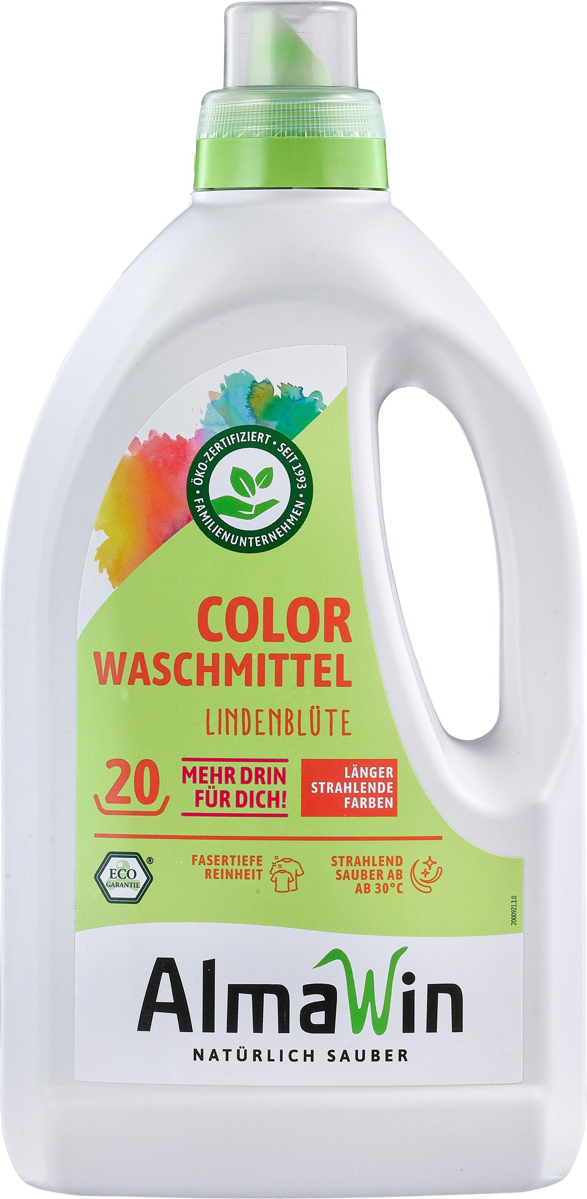 Lessive Couleur Liquide - 1,5 L - Bio - AlmaWin