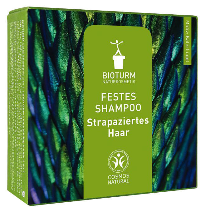Shampooing Solide Cheveux Abîmés - 100 g - Bioturm