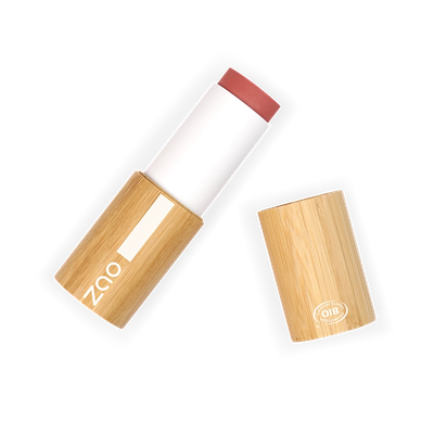 Blush Stick 843 - Corail Irisé - 10 g - Zao